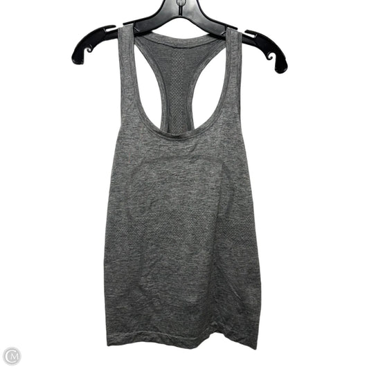 Athletic Tank Top By Lululemon In Grey, Size: 10