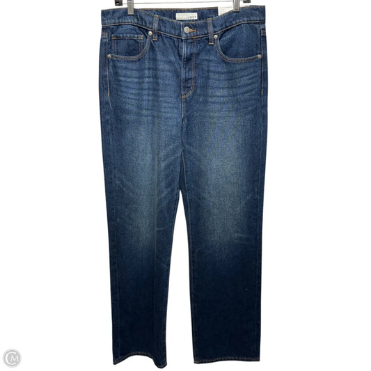 The Slouchy Boyfriend Mid Rise Jeans By Loft In Blue Denim, Size: 6