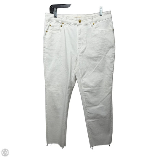 Jeans Straight By Oat In Cream, Size: 10