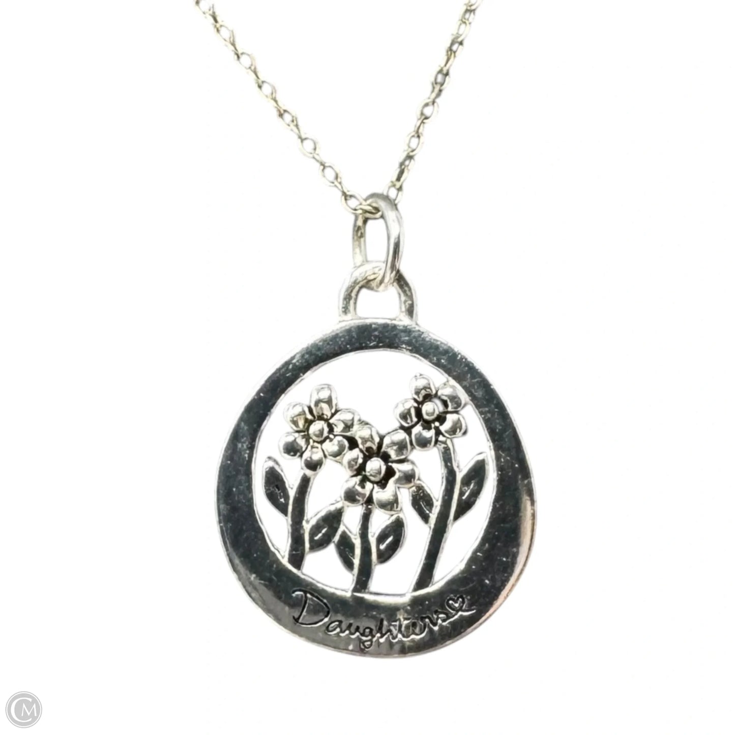 “Daughter” Necklace Sterling Silver