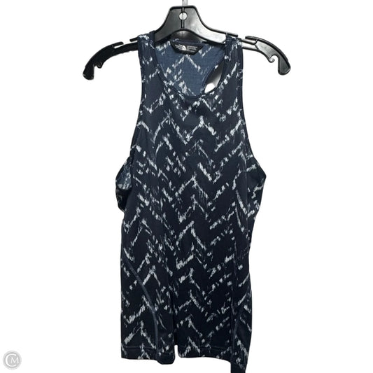 Athletic Tank Top By The North Face In Blue & White, Size: M
