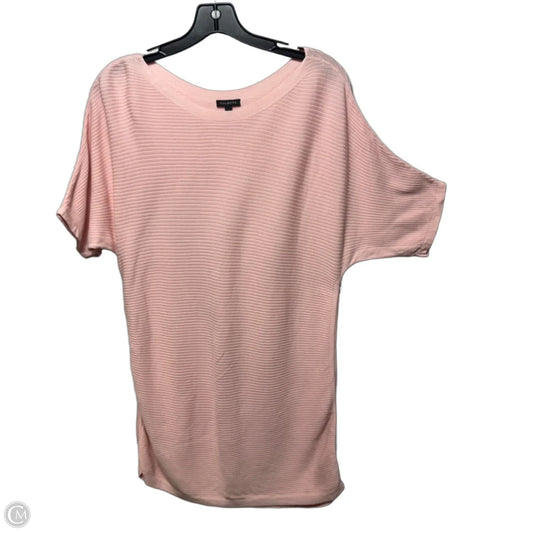 Knit Top Short Sleeve By Talbots In Pink, Size: M