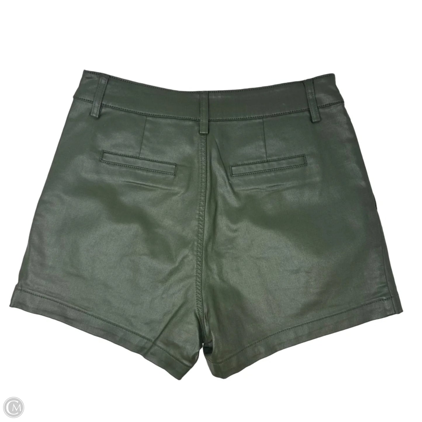 Willa Coated Pleat Shorts By Kut In Green, Size: 10