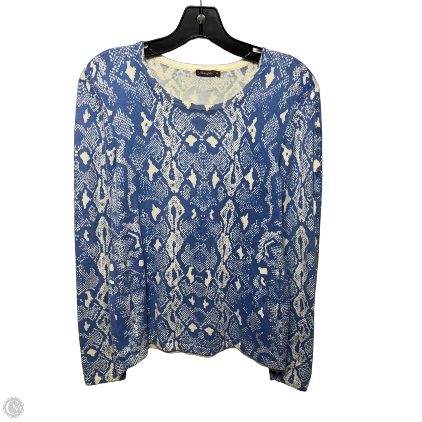 Sweater By J Mclaughlin In Snakeskin Print, Size: M