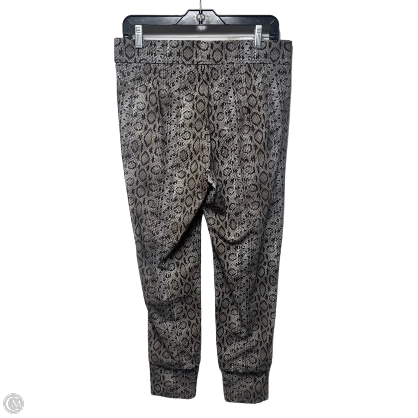Candy O Stretch Jogger Pants By Raffaello Rossi In Snakeskin Print, Size: 8/40