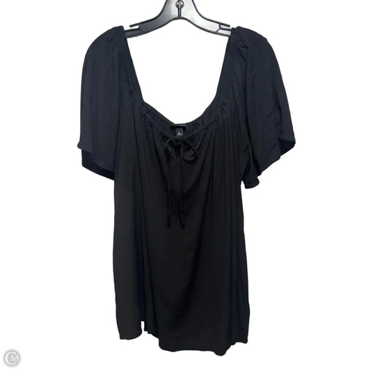Top Short Sleeve By Torrid In Black, Size: 2x