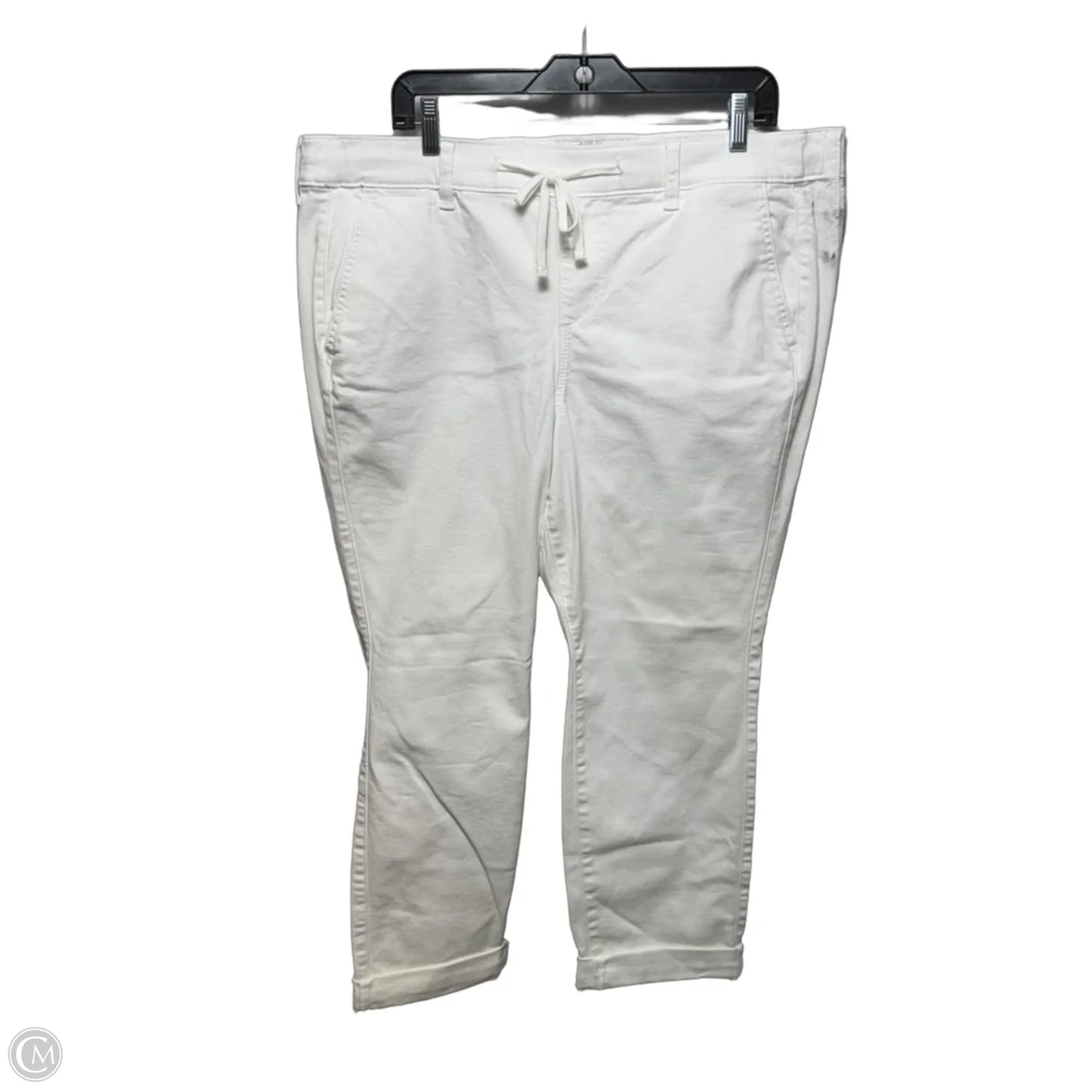 Jeans Boyfriend By Torrid In White Denim, Size: 2x