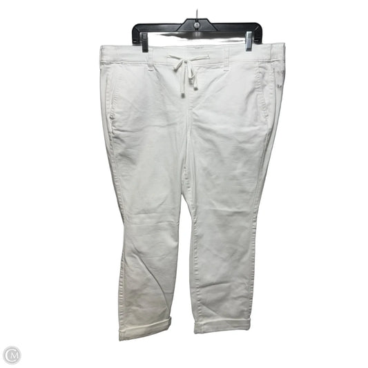 Jeans Boyfriend By Torrid In White Denim, Size: 2x