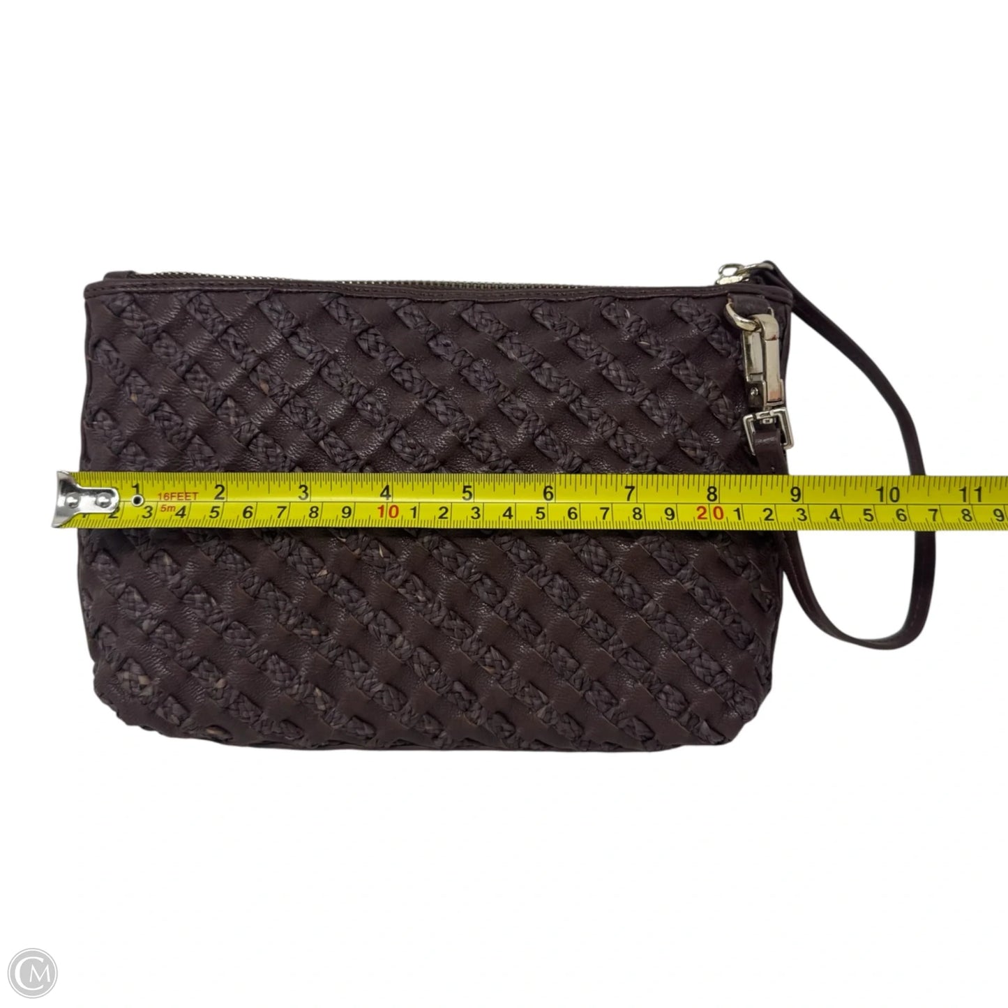 Woven Wristlet Leather By Helen Kaminksi, Size: Medium