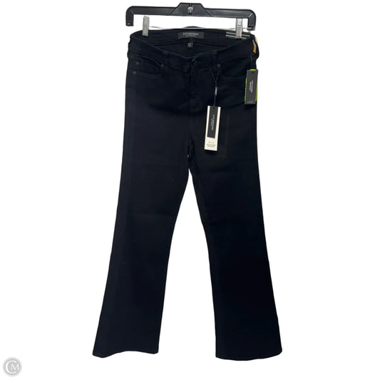 Lucy Hi-Rise Boot Cut Jeans  By Liverpool In Black Rinse Denim, Size: 6/28