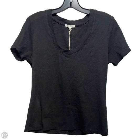 Top Short Sleeve Basic By Z Supply In Black, Size: Xl