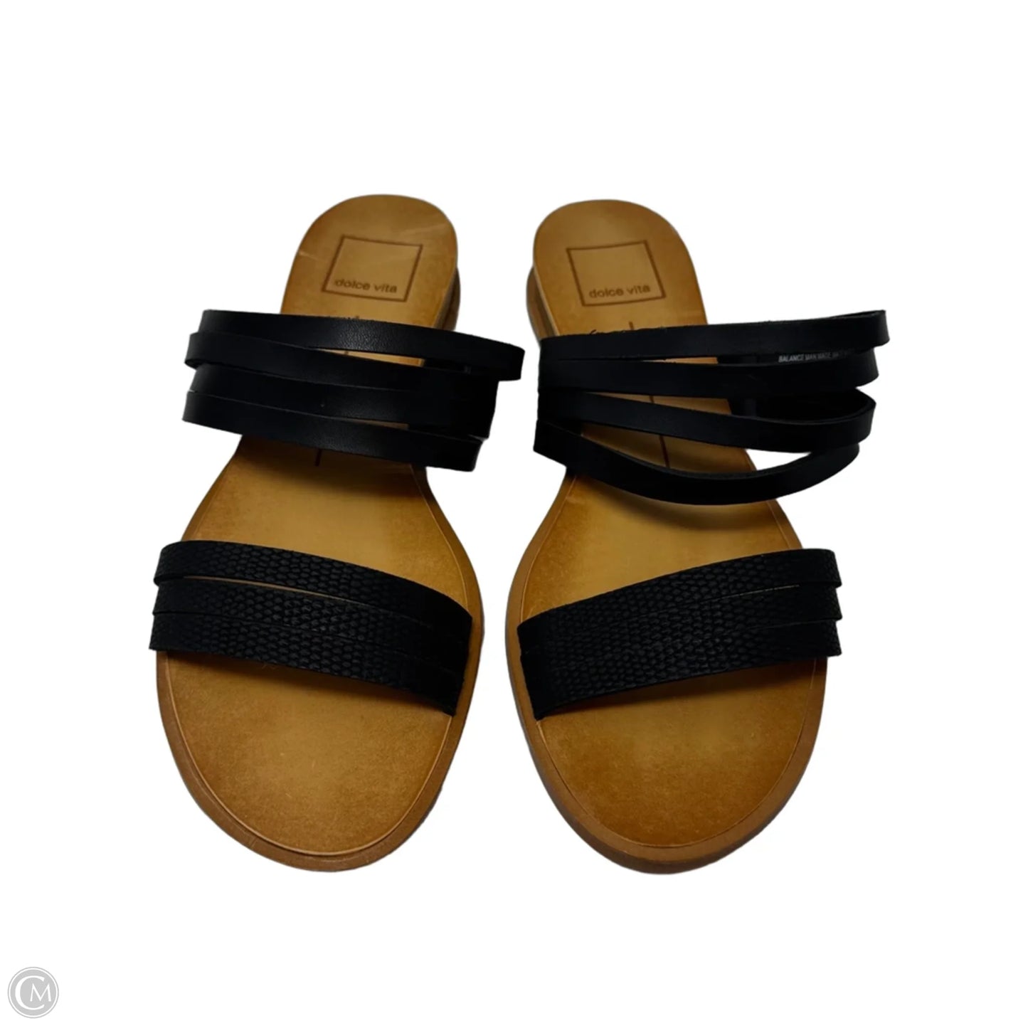 Flat Sandals By Dolce Vita In Black, Size: 7