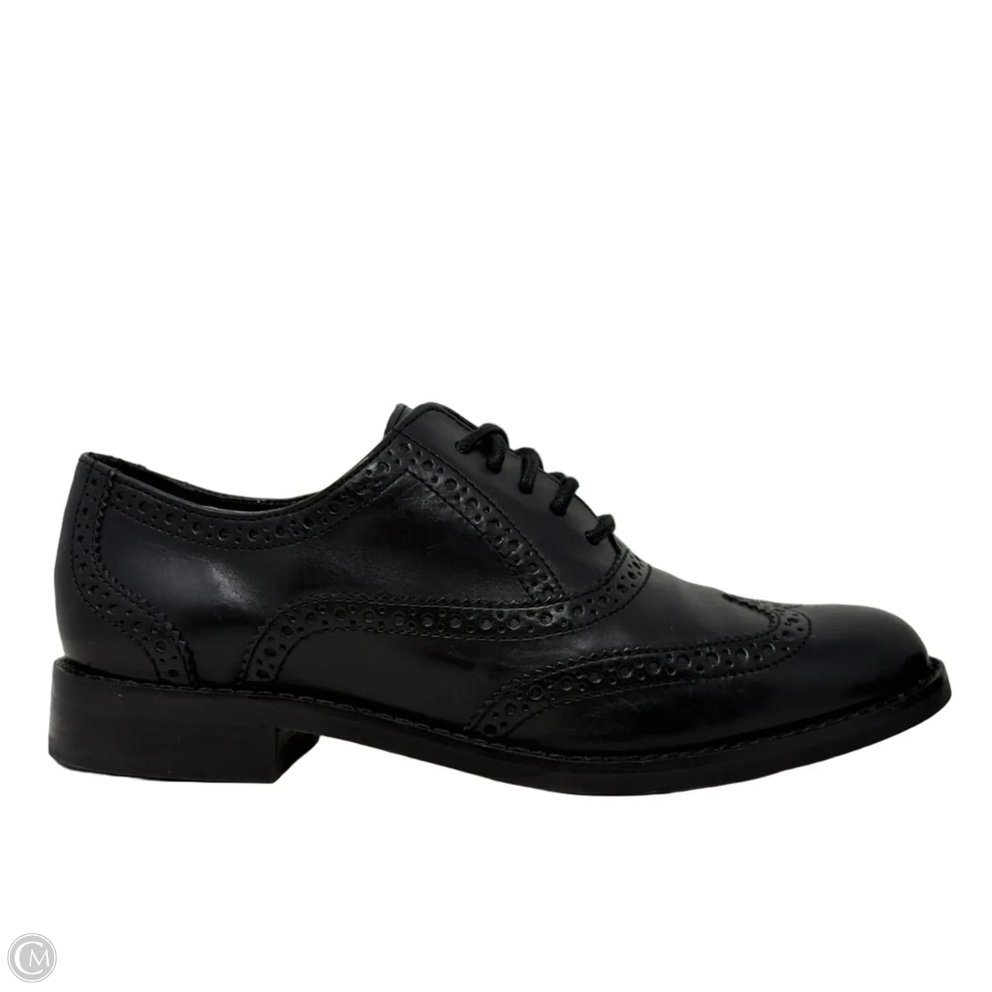 Grammercy Leather Cap Toe Oxford’s By Cole-haan In Black, Size: 5