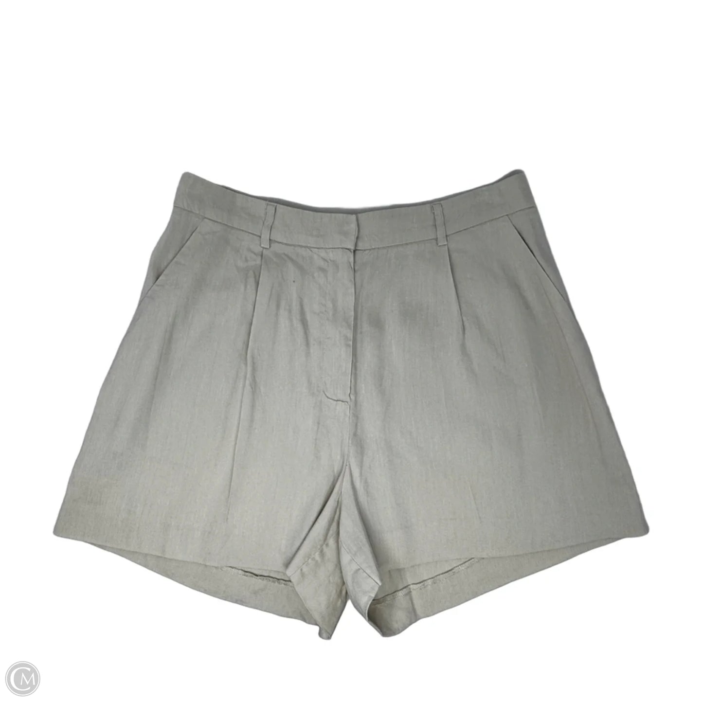 Linen Blend Shorts By Antonio Melani In Cream, Size: 10
