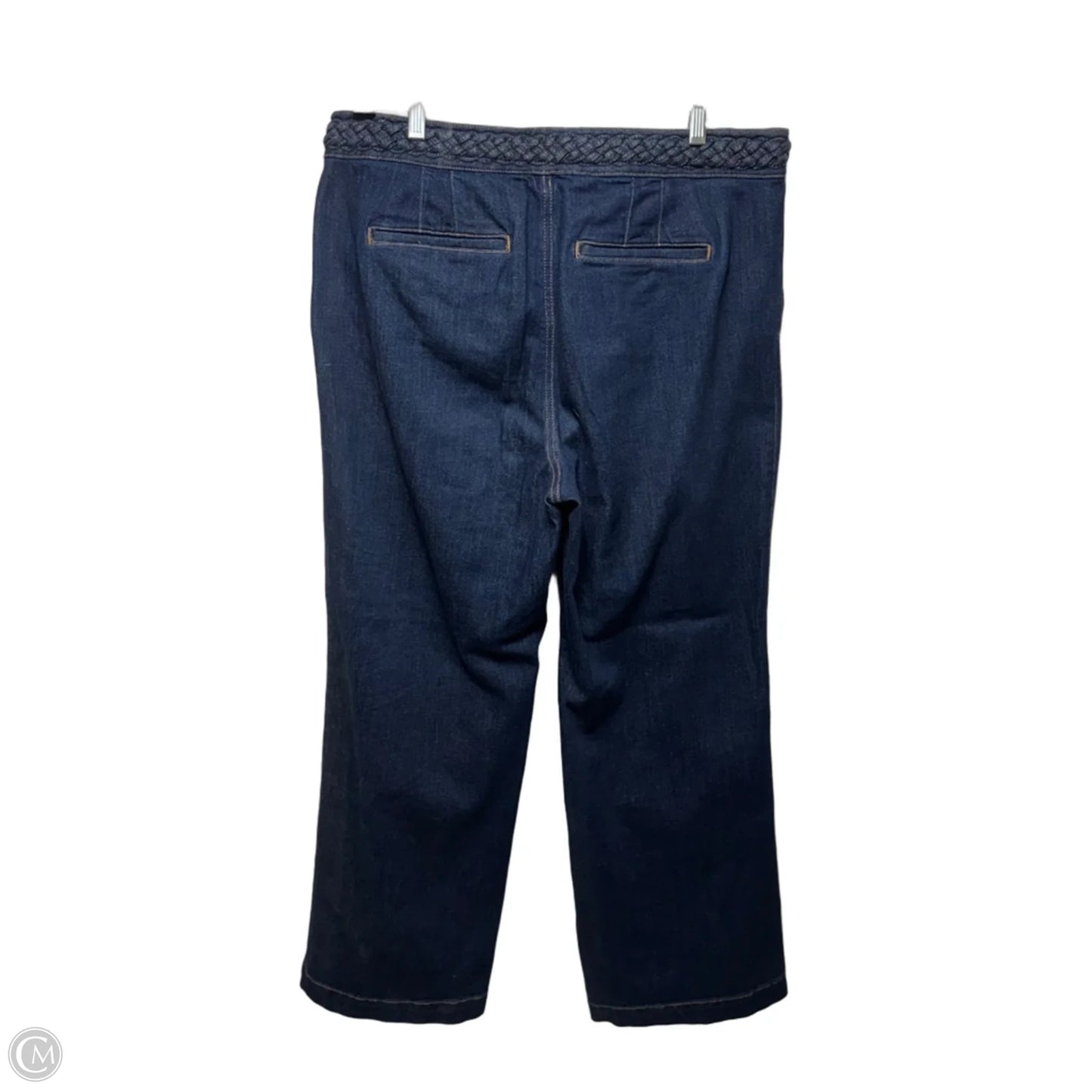 Classic Jeans Trouser By Talbots In Blue Denim, Size: 12