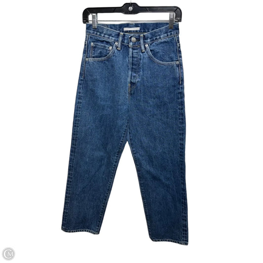 Loose Tapered Jeans By hatski In Blue Denim, Size: 0