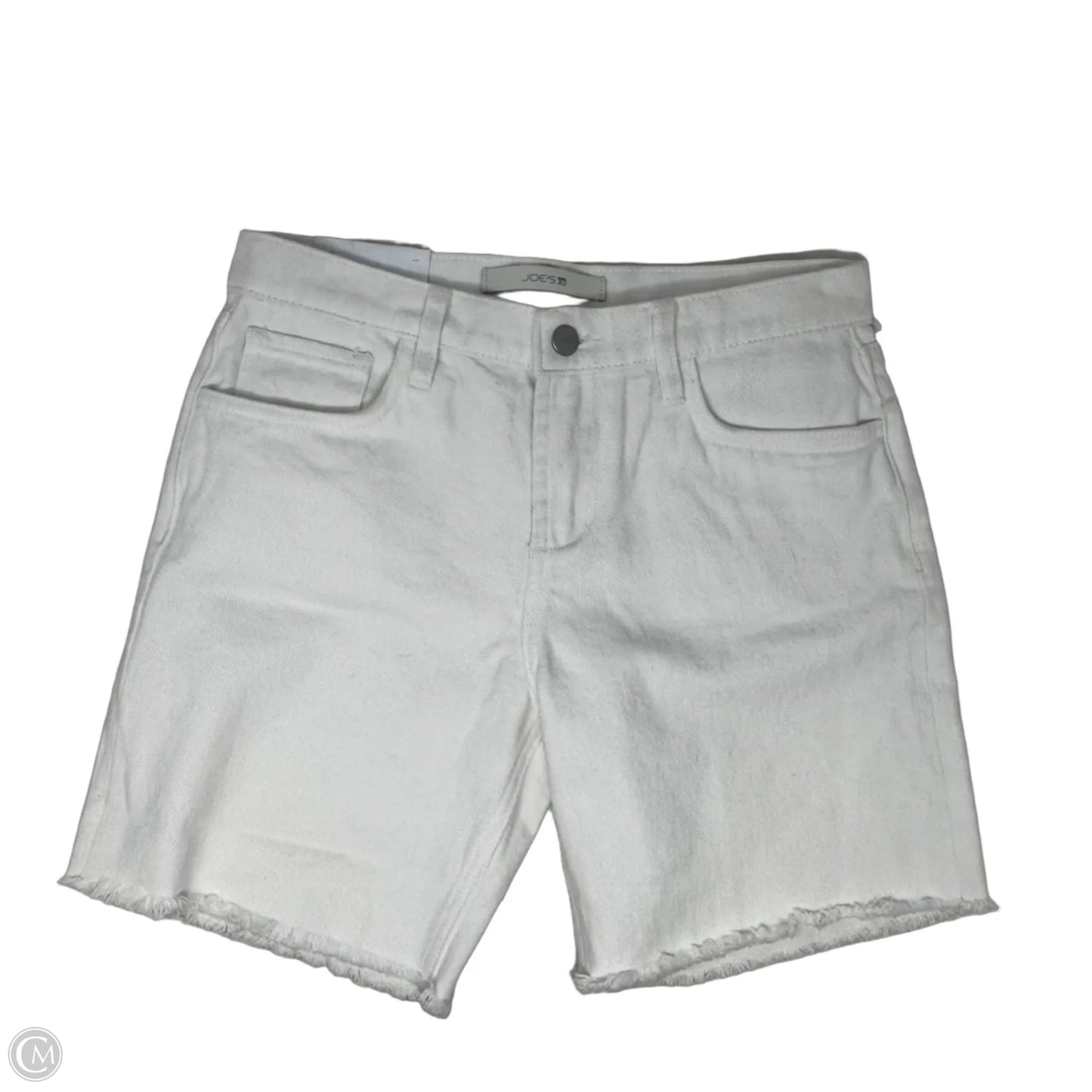 The 7” Lara Bermuda Shorts By Joes Jeans In White Denim, Size: 0/25