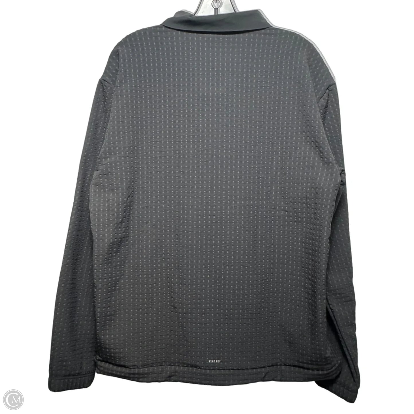 Athletic Jacket By Adidas In Black, Size: M