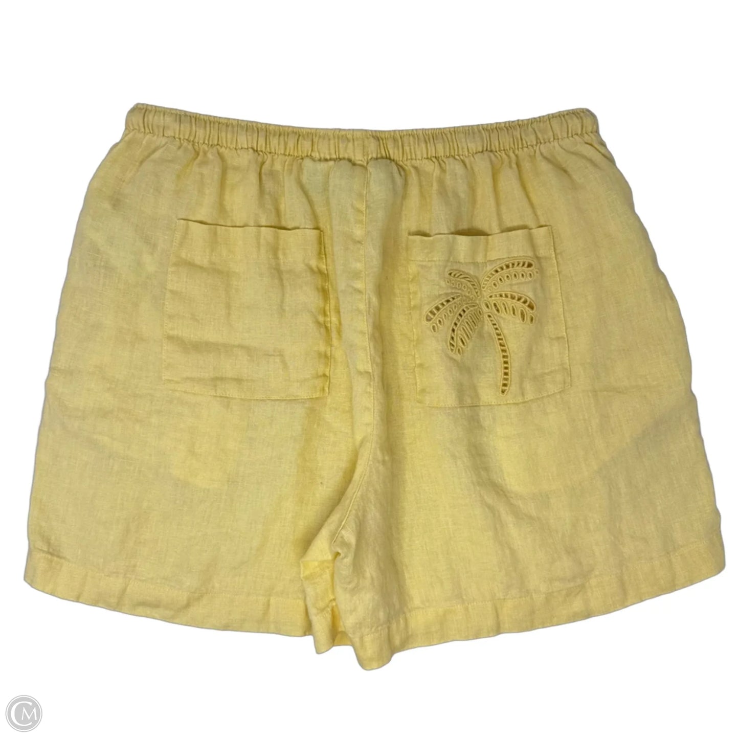 Linen Shorts By Calypso St Barth In Yellow, Size: S