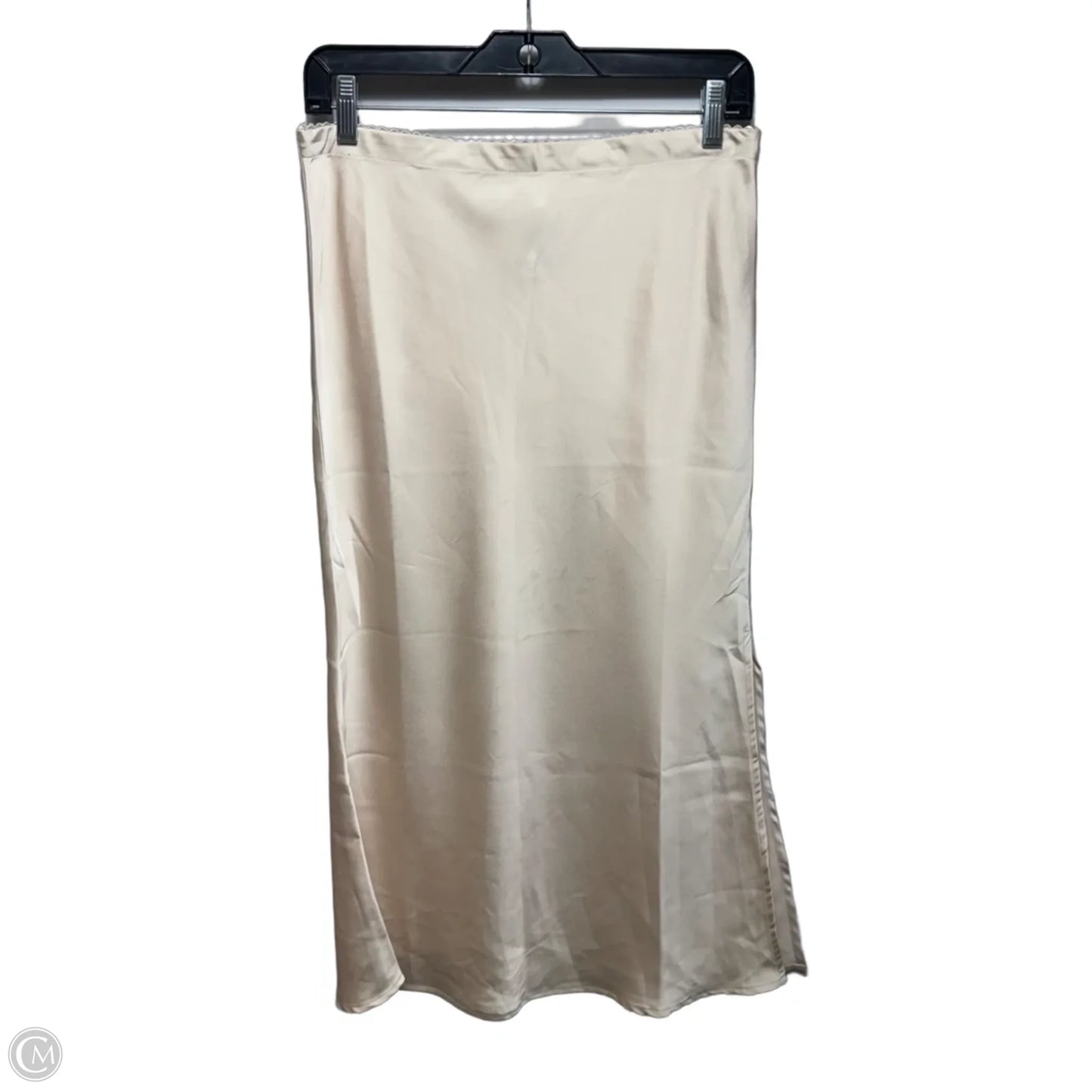 Skirt Maxi By The Workshop In Cream, Size: L
