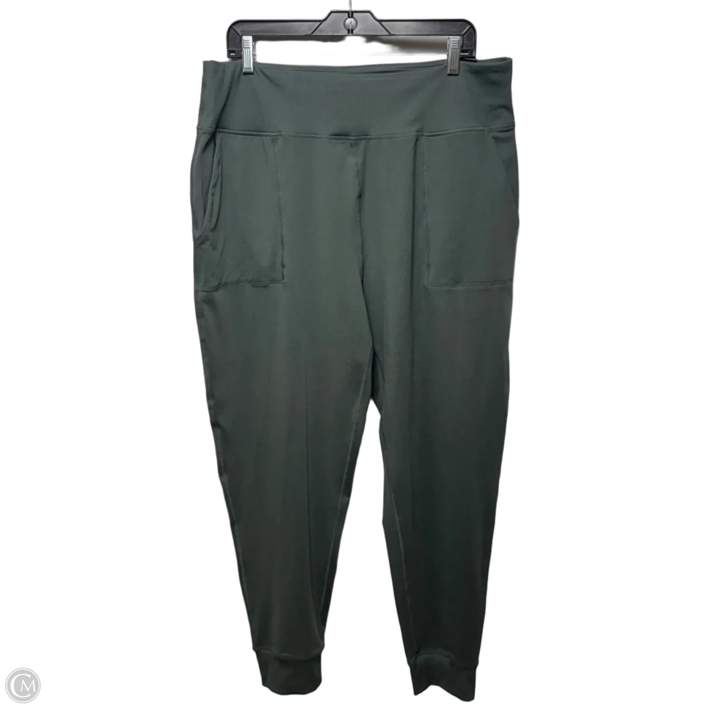 Athletic Pants By Kinesis In Green, Size: 2x