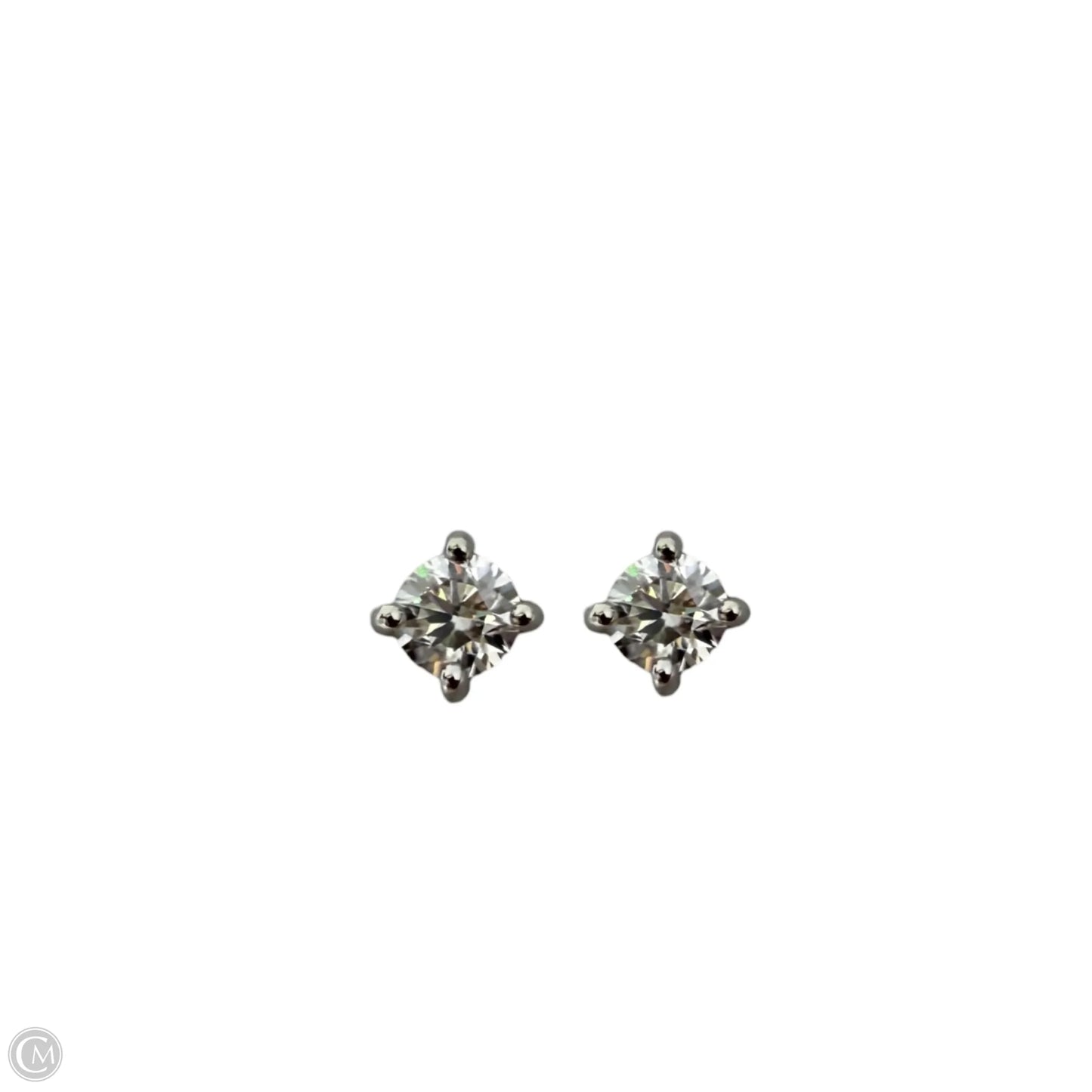 Sterling Silver & Moissanite 0.25Ct Stud Earrings