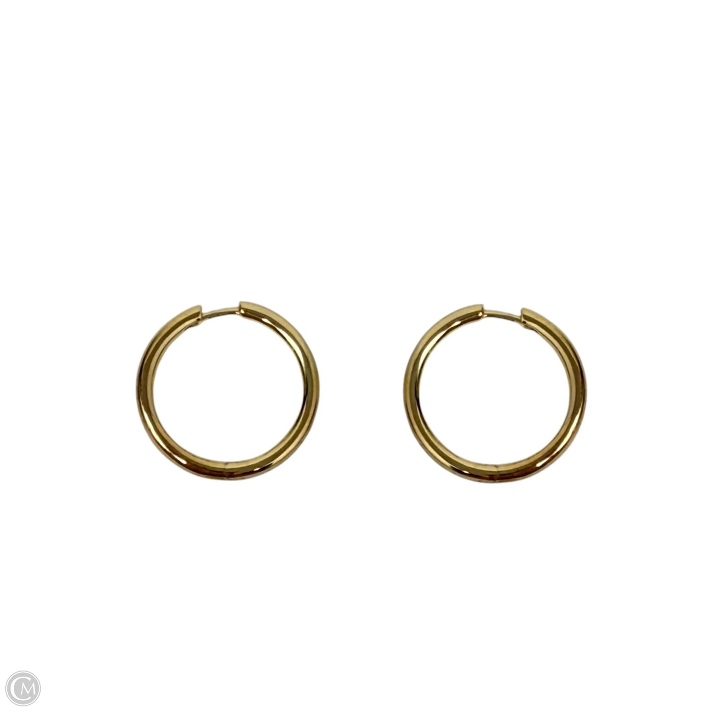 Gold Over Sterling Silver Huggie Hoop Earrings By Ralph Lauren