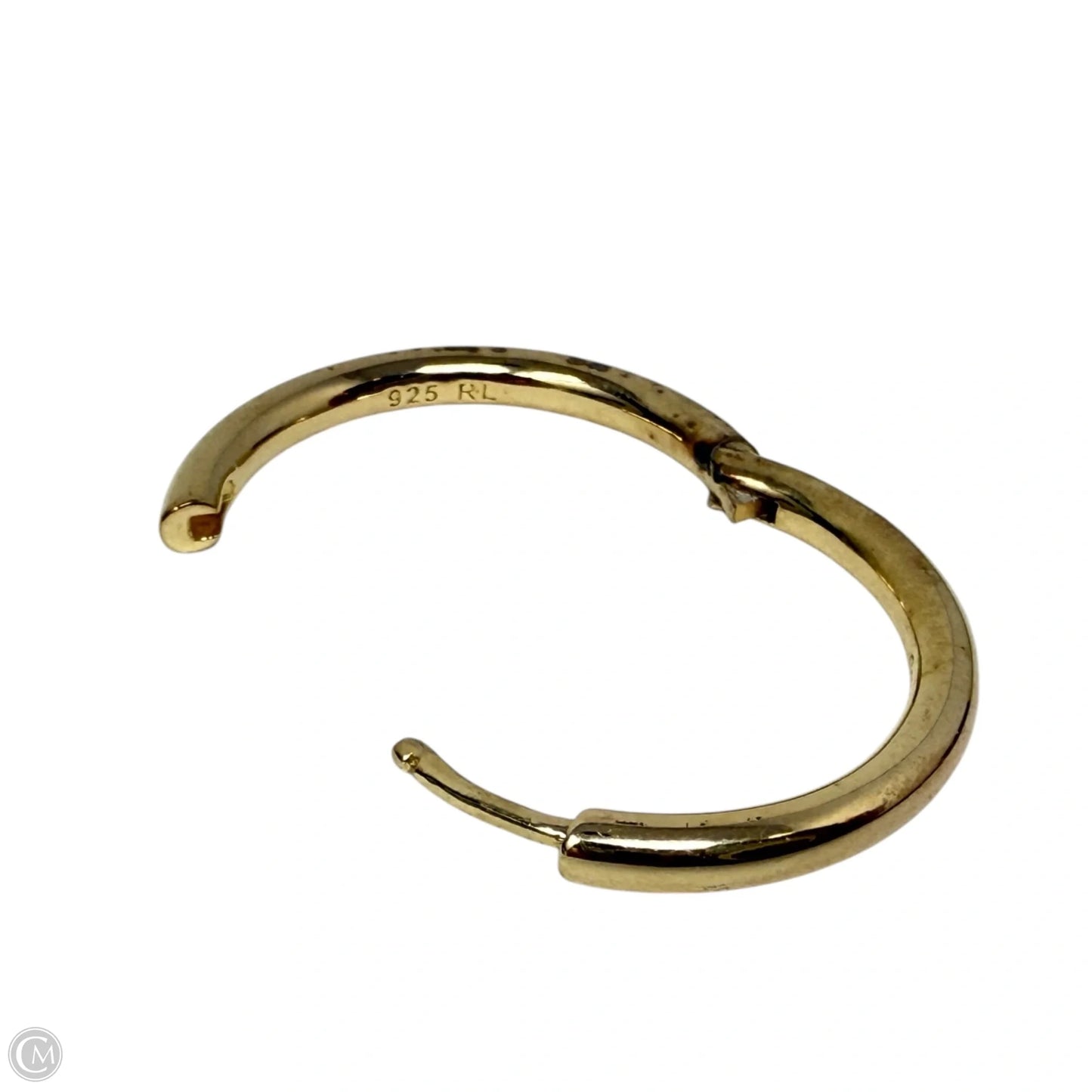 Gold Over Sterling Silver Huggie Hoop Earrings By Ralph Lauren