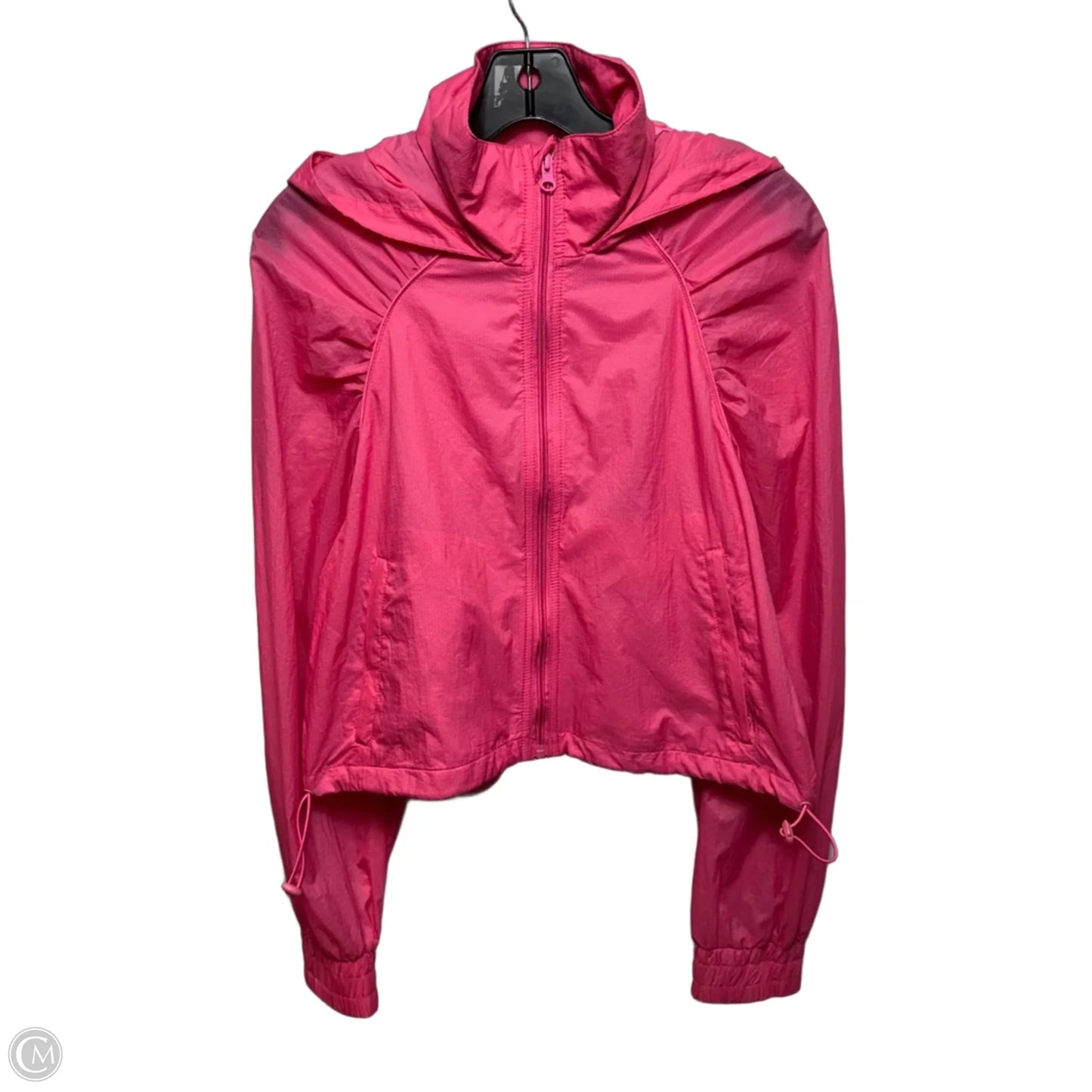 Jacket Windbreaker By Karlie In Pink, Size: S