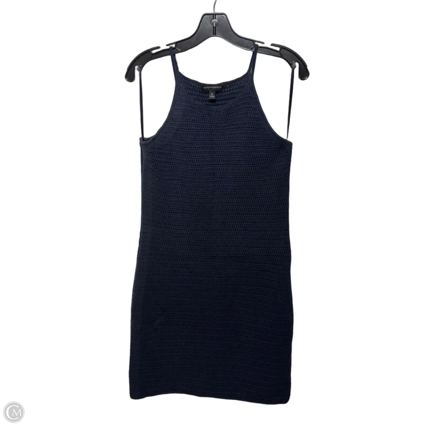 Knit Dress Casual Short By Banana Republic In Navy, Size: M