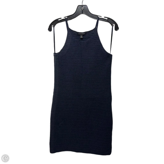 Knit Dress Casual Short By Banana Republic In Navy, Size: M