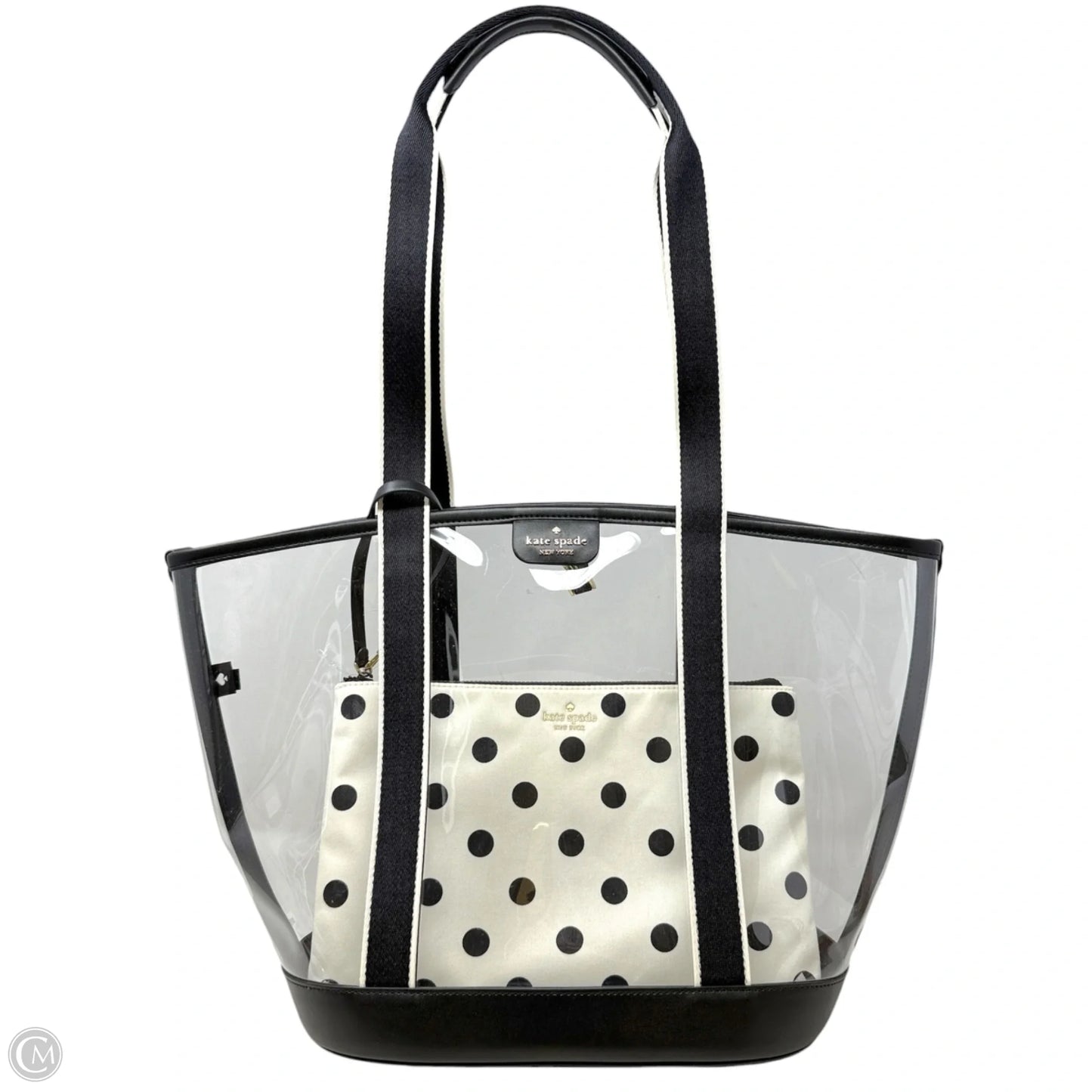 Clare See Through Tote Designer By Kate Spade, Size: Medium