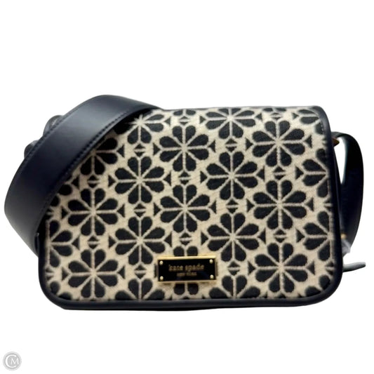 Spade Flower Jacquard Small Flap Crossbody Designer By Kate Spade, Size: Medium