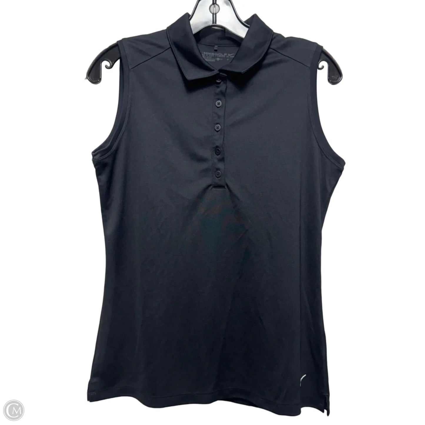 Athletic Tank Top By Nike Apparel In Black, Size: M