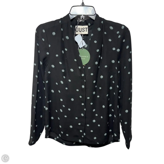 Jessie Shirt Top Long Sleeve By Just In Blue Daisy, Size: Xs