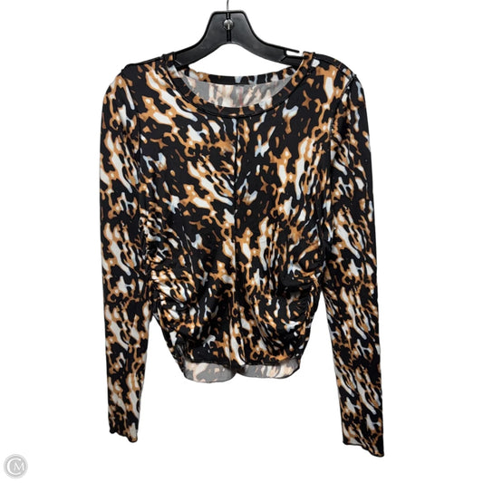 Athletic Top Long Sleeve Crewneck By Free People Movement In Multi-colored, Size: M