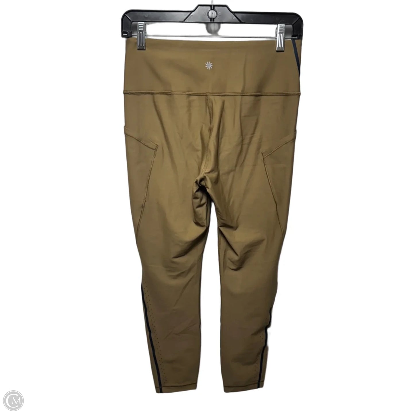 Lasercut 7/8 Athletic Leggings By Athleta In Brown, Size: M