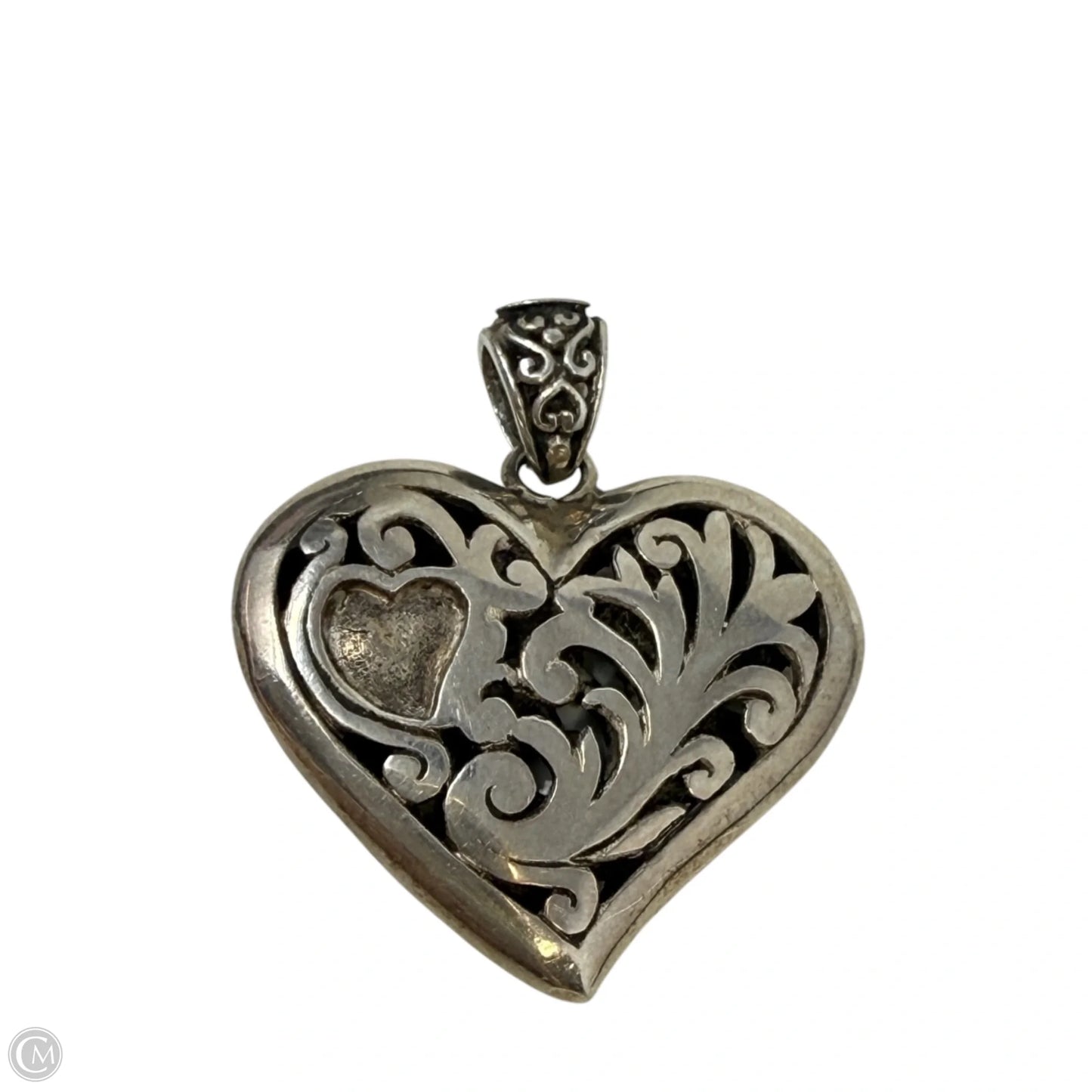 Sterling Silver Filigree Heart Pendant