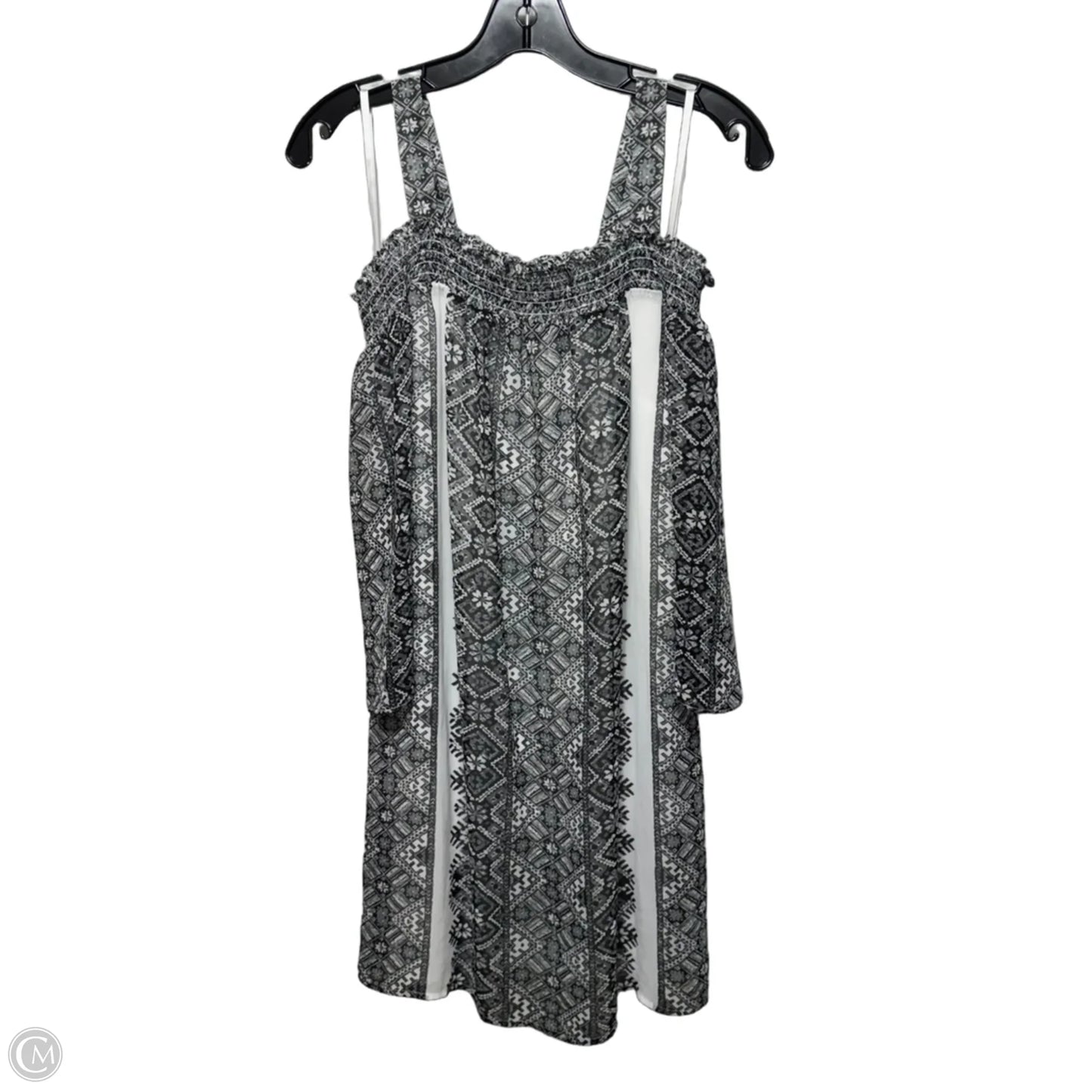 Cold Shoulder Soft Dress By White House Black Market In Black & White, Size: 00