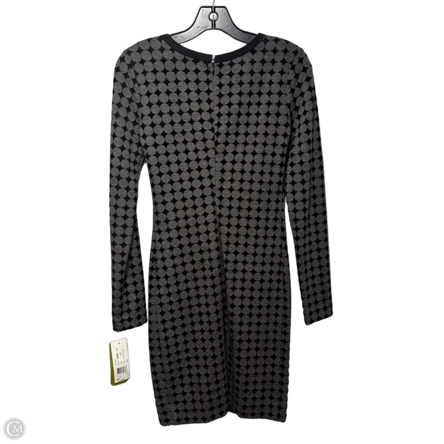 Flocked Dot Ponte Knit Dress By Atlelier by Nicole Miller In Geometric Pattern, Size: S