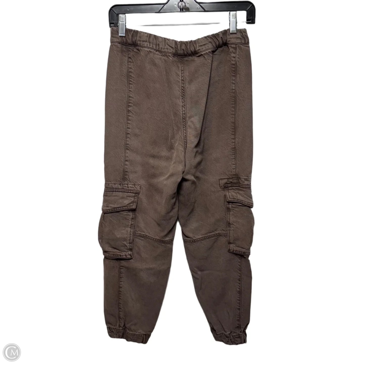 Freda Lightweight Denim Cargo Pants Designer By All Saints In Brown, Size: 0