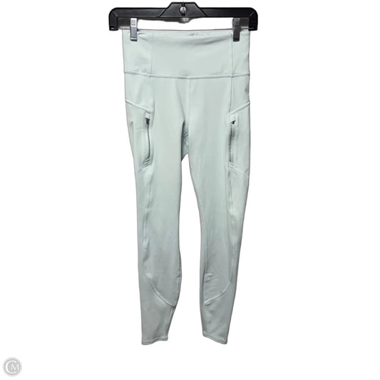 Athletic Leggings By Athleta In Aqua, Size: Xs