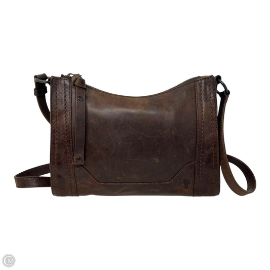 Melissa Zip Crossbody Designer By Frye, Size: Medium