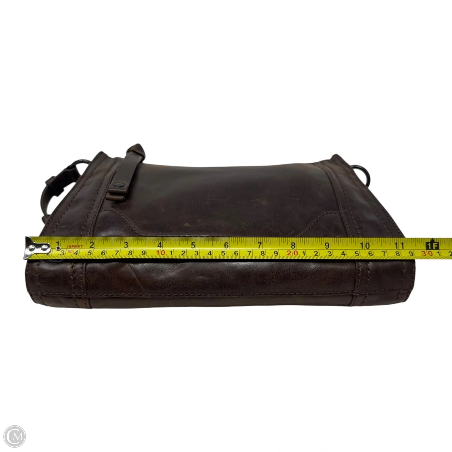 Melissa Zip Crossbody Designer By Frye, Size: Medium