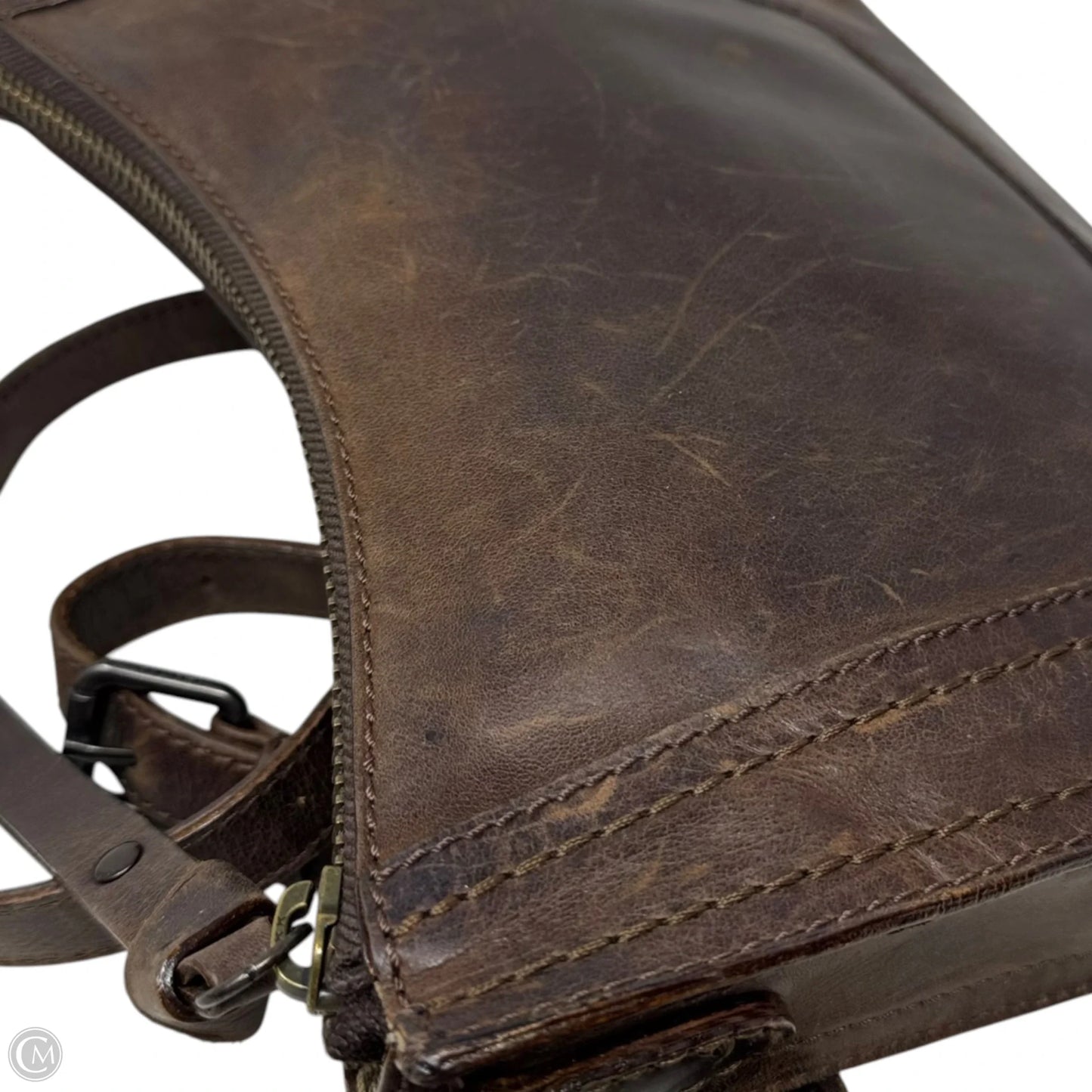 Melissa Zip Crossbody Designer By Frye, Size: Medium