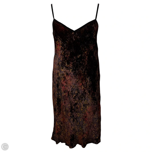 Catarina Velvet Slip Dress By Peruvian Connection In Multi-colored, Size: XL