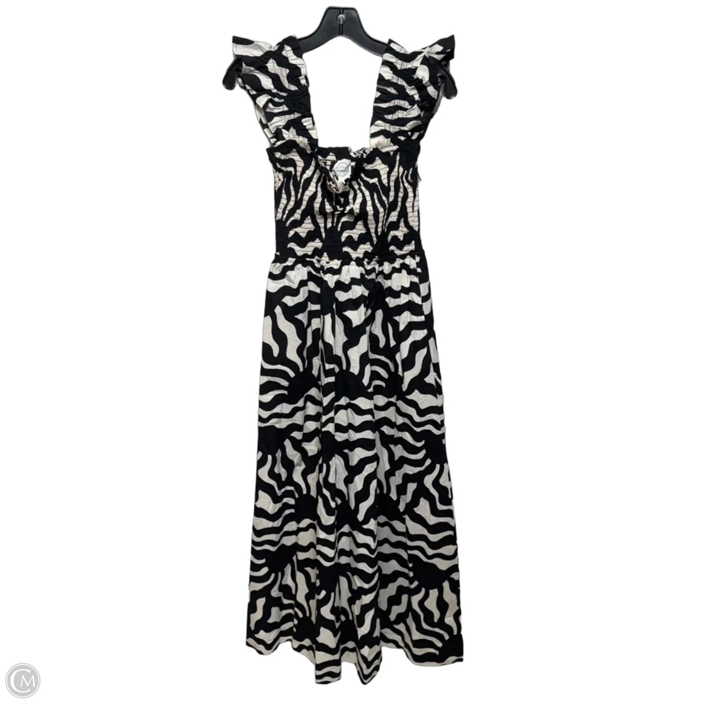 Dress Casual Maxi By Loft Beach In Black & White, Size: Xs