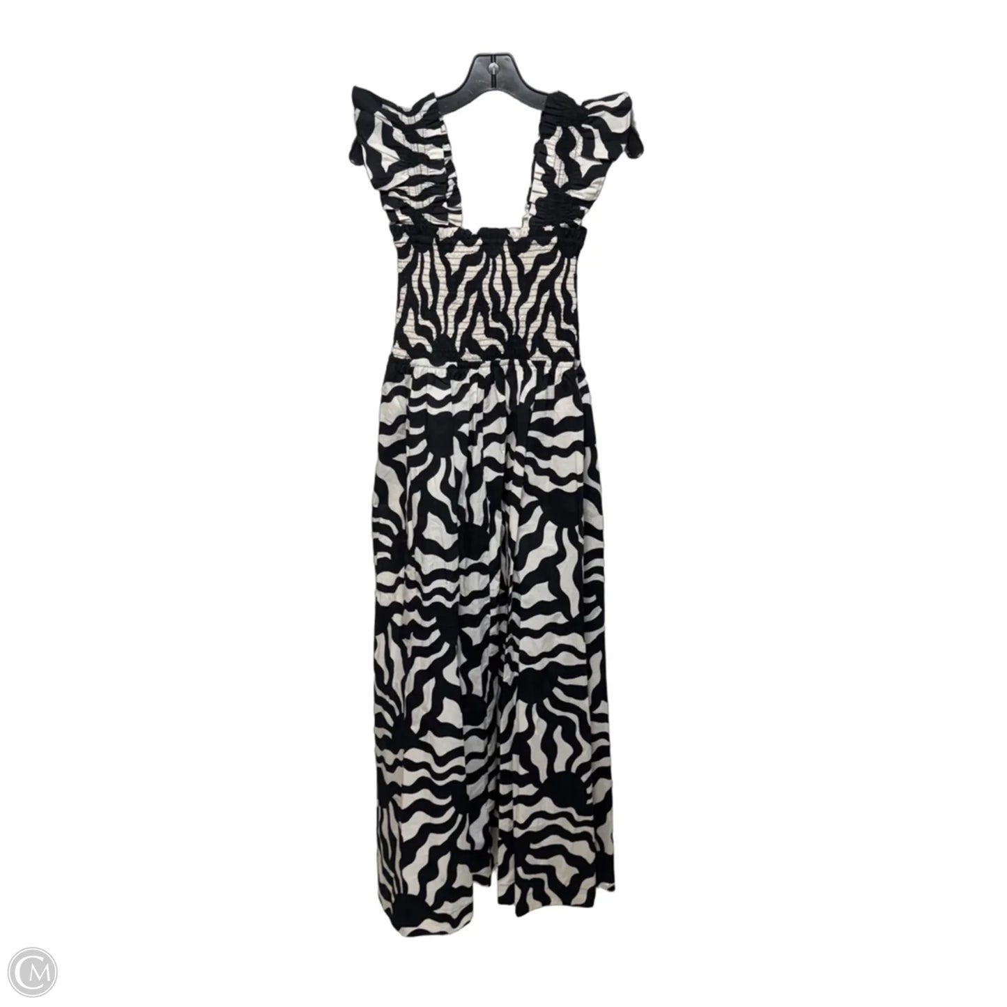 Dress Casual Maxi By Loft Beach In Black & White, Size: Xs
