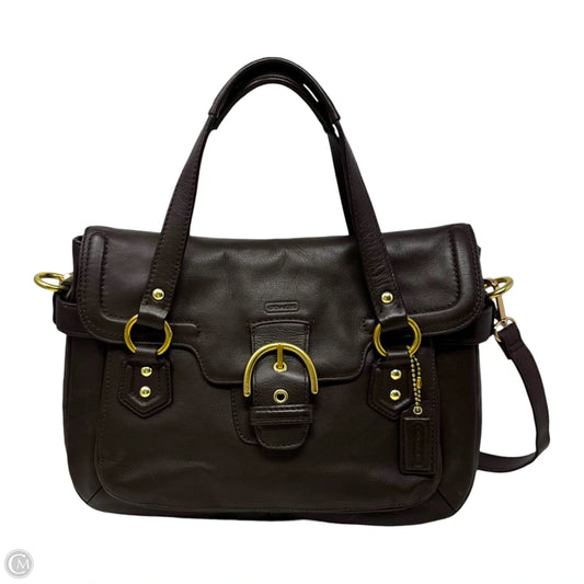 Campbell Satchel Handbag Designer By Coach, Size: Medium