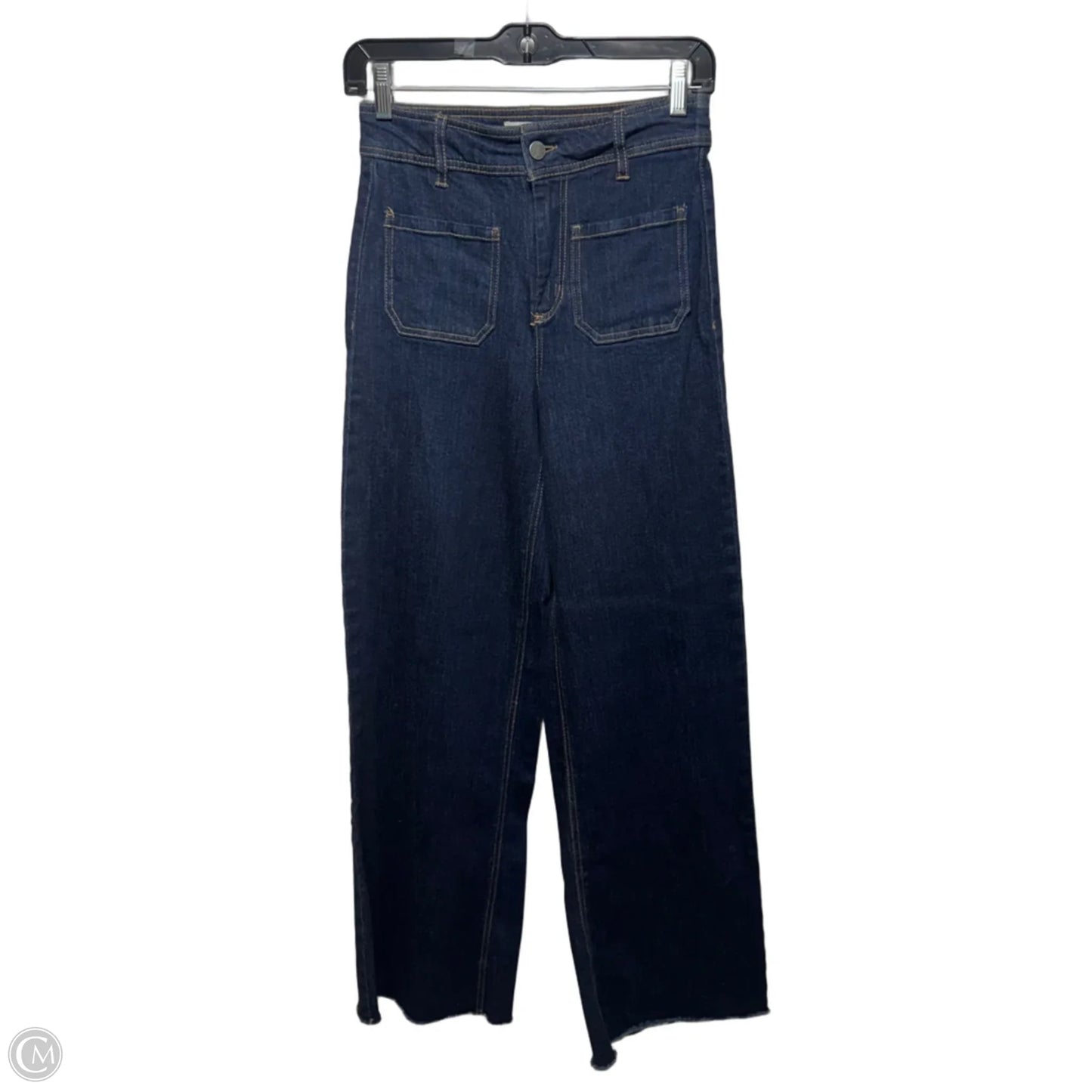 Jeans Wide Leg By Oat In Blue Denim, Size: 2/26
